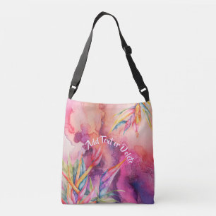 Abstract Strelitzia - Bird of Paradise Crossbody Bag