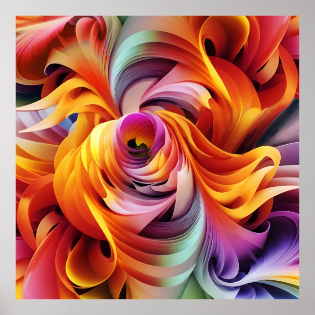 ABSTRACT Stretched Canvas Print (Front)