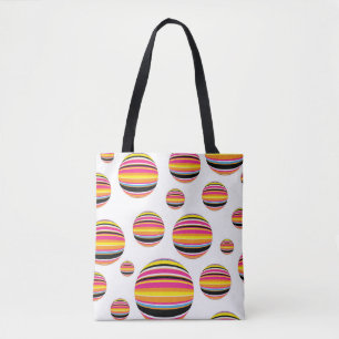 abstract striped raindrops seamless pattern multic tote bag