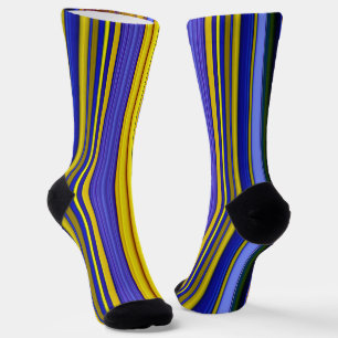 Abstract Stripes Design 1 Socks