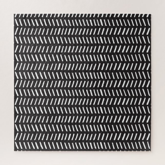 Abstract Stripes Horizontal Vintage Background Jigsaw Puzzle (Vertical)