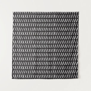 Abstract Stripes Horizontal Vintage Background Tapestry