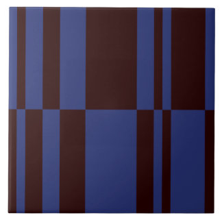 Abstract Stripes (Large Scale) Ceramic Tile