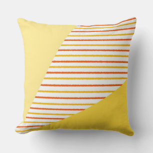 abstract stripes modern art cushion