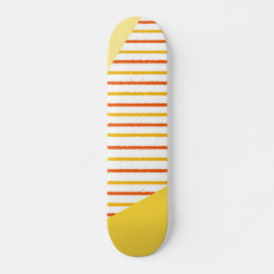 abstract stripes modern art skateboard