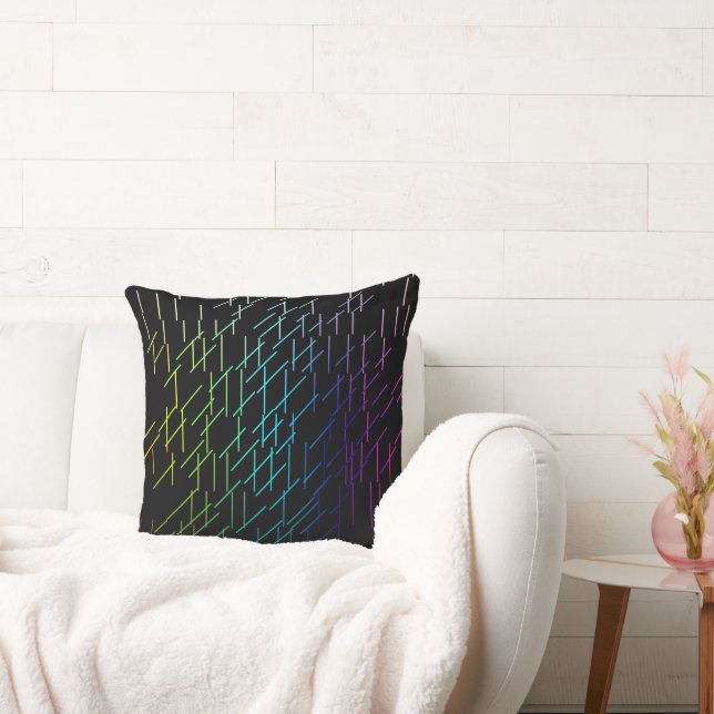 Abstract Stripes Pattern Cushion (Couch)