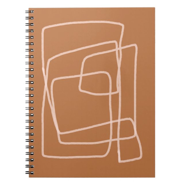Abstract Strokes Notebook (Front)