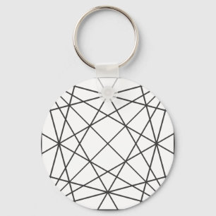 Abstract structure key ring