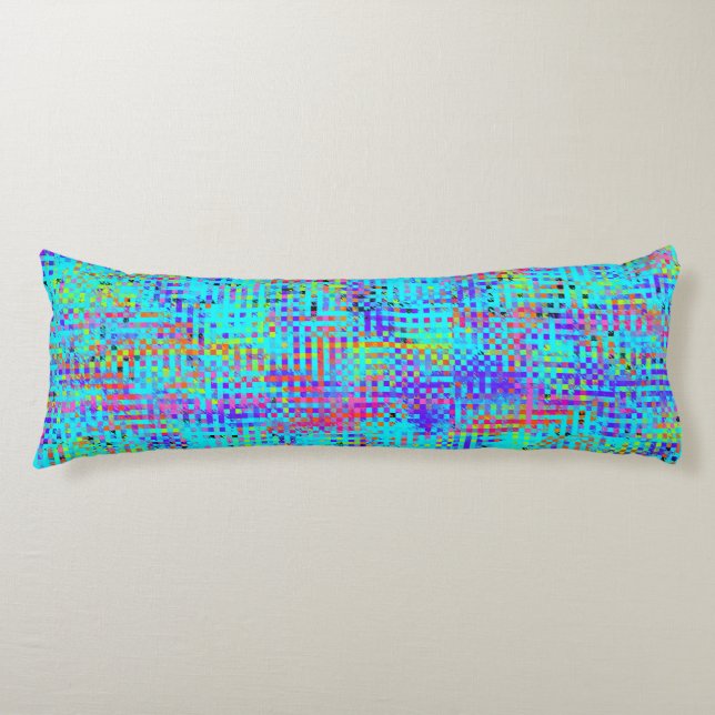Abstract Structured Chaos Body Cushion (Front)
