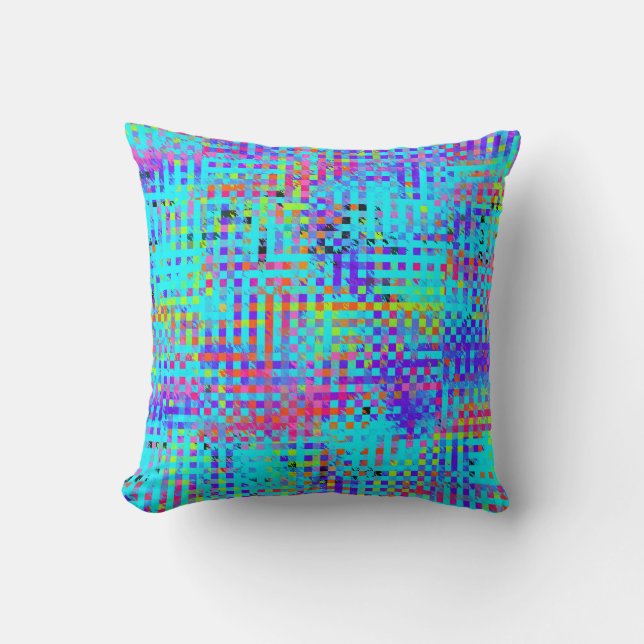 Abstract Structured Chaos Cushion (Front)
