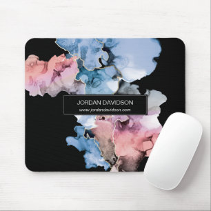 Abstract Stylish Paint splash ink business website Mouse Pad