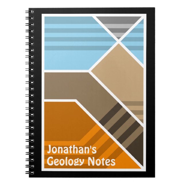 Abstract Subduction Zone Geology Notebook (Front)