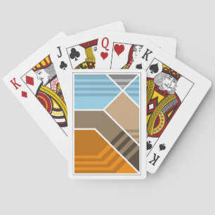 Abstract Subduction Zone Playing Cards
