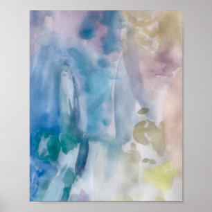 Abstract Subterranian Painting Expressionism Poster