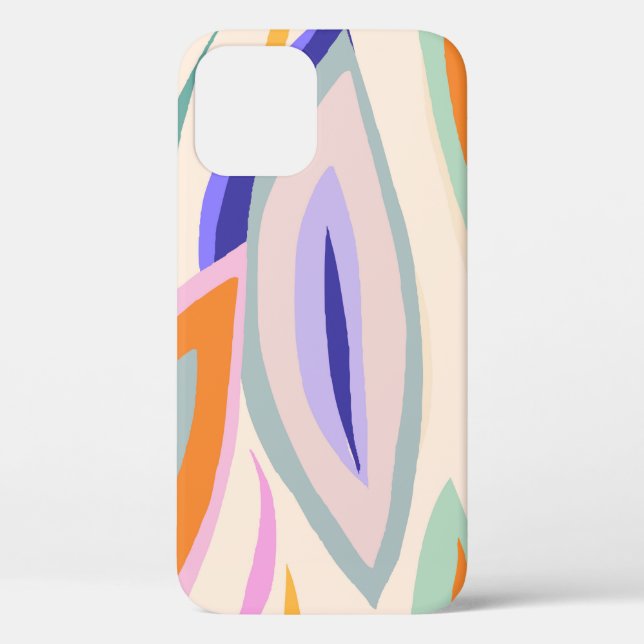Abstract summer artistic illustration pattern. Cre Case-Mate iPhone Case (Back)