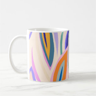 Abstract summer artistic illustration pattern. Cre Coffee Mug