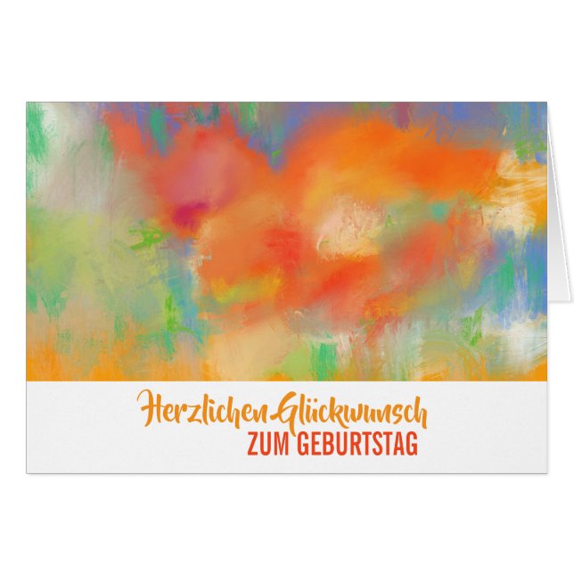 Abstract Summer Bouquet  (Front Horizontal)