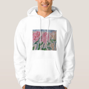 Abstract Summer Roses Hoodie