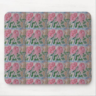 Abstract Summer Roses  Mouse Pad