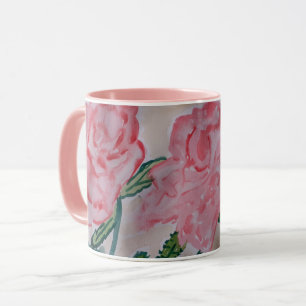 Abstract Summer Roses Mug