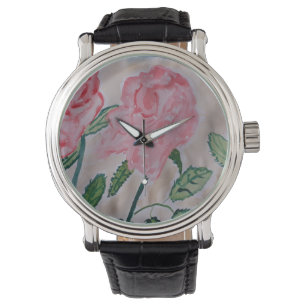 Abstract Summer Roses  Watch