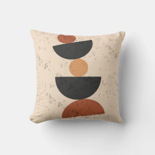 Abstract sun and moon style cushion