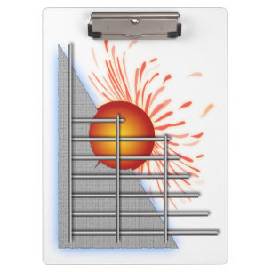 Abstract Sun Clipboard