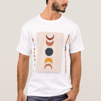 Abstract Sun Moon Boho Posters
