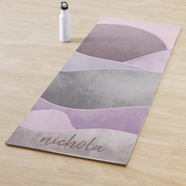 Abstract Sun Mountains Personalised Yoga Mat (In Situ)