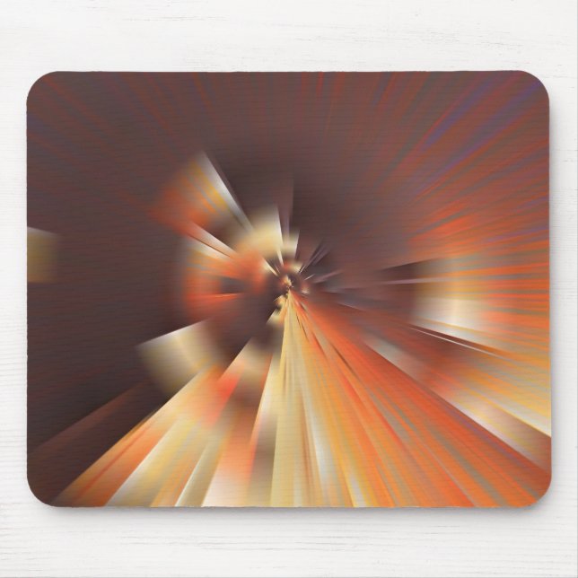 Abstract sun rays mouse pad (Front)