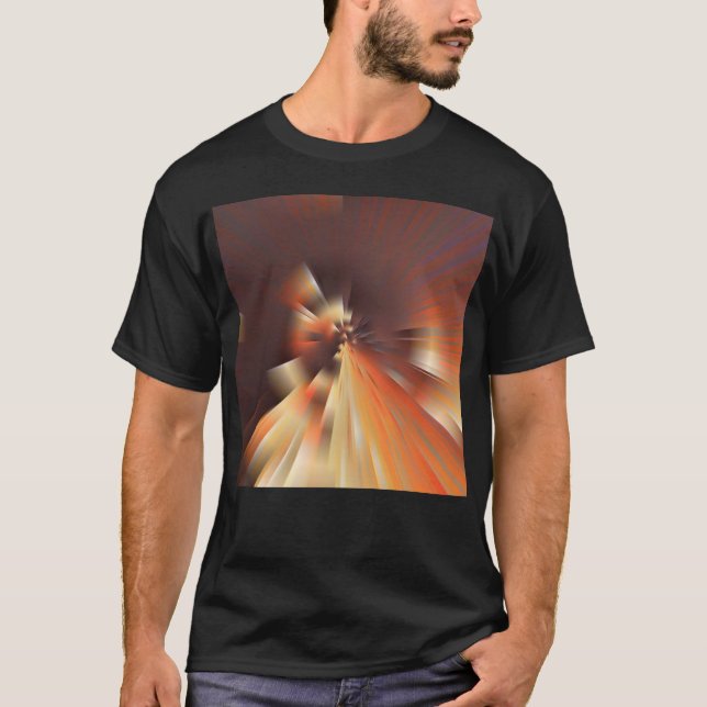 Abstract sun rays T-Shirt (Front)