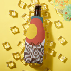 Abstract Sundown Bottle Cooler