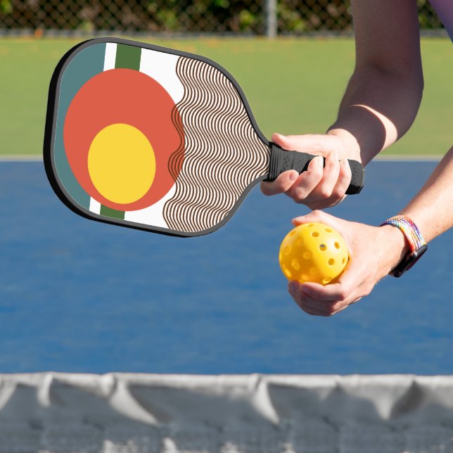 Abstract Sundown  Pickleball Paddle (Insitu)