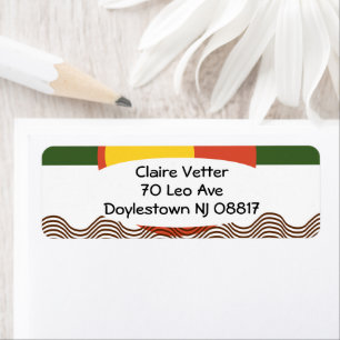 Abstract Sundown Return Address Label