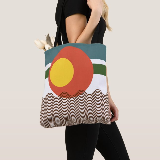 Abstract Sundown  Tote Bag (Close Up)