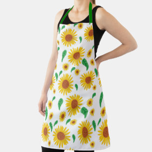 Abstract Sunflower   Apron