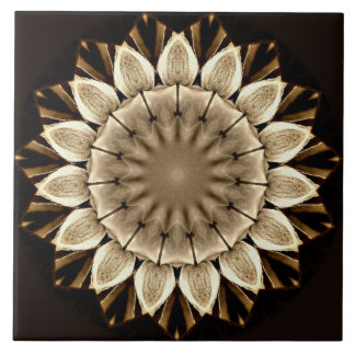 Abstract sunflower decorative design ceramic tile