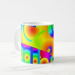 Abstract Sunflowers  Coffee Mug