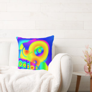 Abstract Sunflowers Cushion