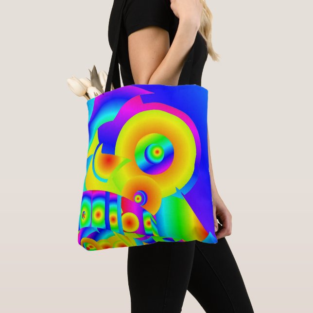 Abstract Sunflowers  Tote Bag (Close Up)