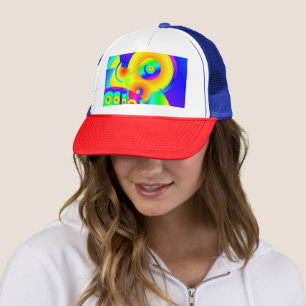 Abstract Sunflowers Trucker Hat