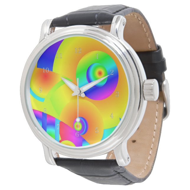Abstract Sunflowers  Watch (Angled)