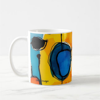 "Abstract Sunrise" Coffee Mug by DAKimage