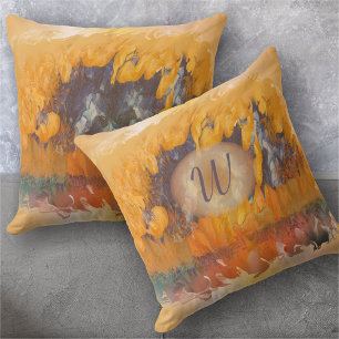 Abstract Sunset 0612 Cushion