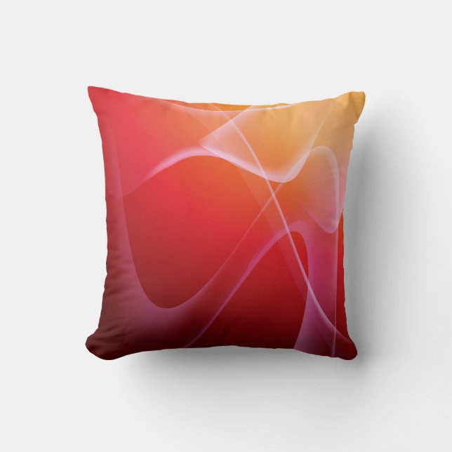 Abstract Sunset American MoJo Pillow (Front)
