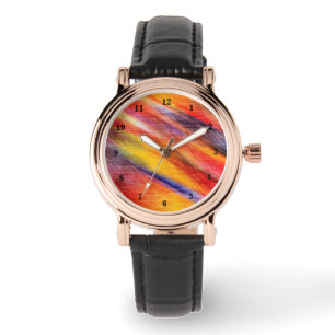 Abstract Sunset Colour Watch