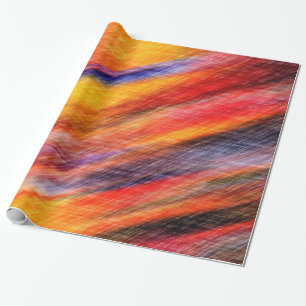 Abstract Sunset Colour Wrapping Paper