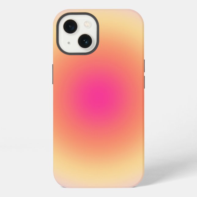 Abstract Sunset Gradient iPhone Case (Back)