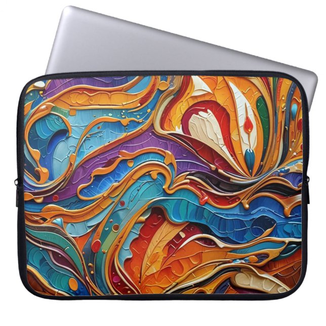 Abstract surface artwork 1211 - Laptop Sleeve (Front)