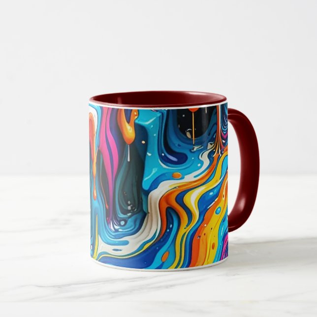 Abstract surface artwork 1217 - Coffee Mug (Front Right)